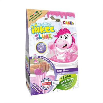 Kép 2/3 - Craze Inkee vegán fürdő slime - unikornis rágogumi aromával