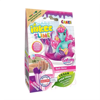 Kép 2/3 - Craze Inkee vegán fürdő slime - Galupy sellő vattacukor aromával