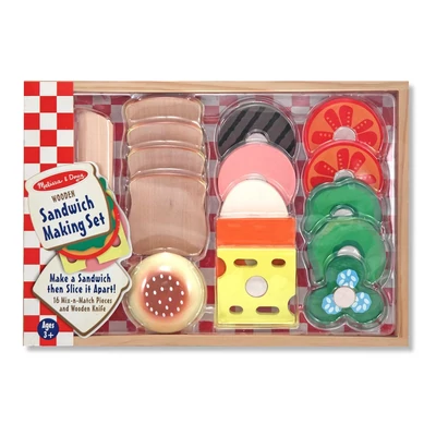 Kép 2/3 - Melissa & Doug Sütés-főzés, Szendvicskészítés