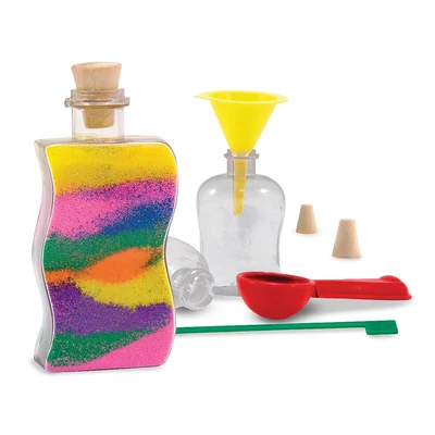 Kép 3/3 - Melissa & Doug, kreatív játék, homok művészet, homok üvegben