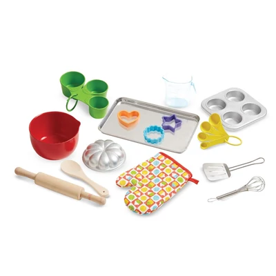Kép 3/3 - Melissa & Doug, sütés-főzés, játék sütő készlet