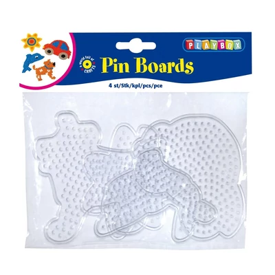 Kép 2/2 - Playbox Forma kis méret, 4 db, átlátszó