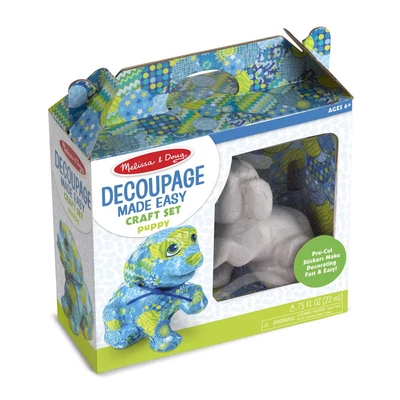 Kép 2/3 - Melissa & Doug Kreatív játék, Dekupázs, kiskutya