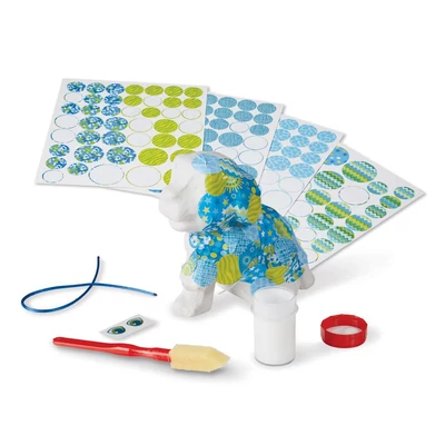 Kép 3/3 - Melissa & Doug Kreatív játék, Dekupázs, kiskutya