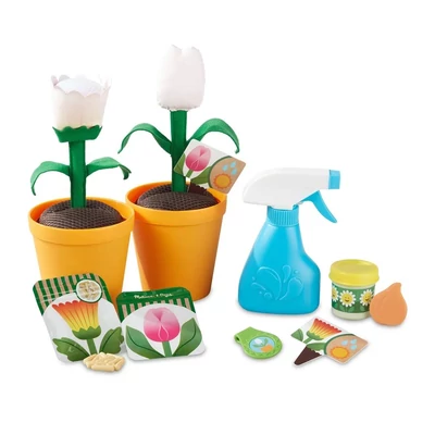 Kép 2/3 - Melissa & Doug bébijáték, Puha virággondozó készlet