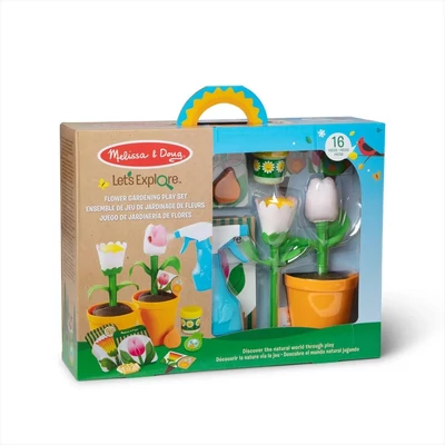 Kép 3/3 - Melissa & Doug bébijáték, Puha virággondozó készlet