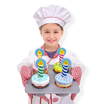 Kép 2/3 - Melissa & Doug Sütés-főzés, Cupcake