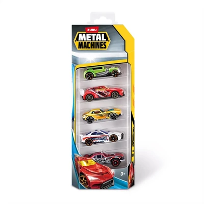 Kép 2/3 - Metal Machines fém kisautó csomag, 5 db-os, 4. sorozat - többféle