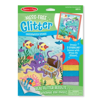 Kép 2/3 - Melissa & Doug Kreatív játék, Glitter képkészítő, tenger