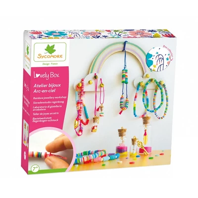 Kép 2/3 - Sycomore Large Lovely Box - Szivárvány ékszerkészítő készlet
