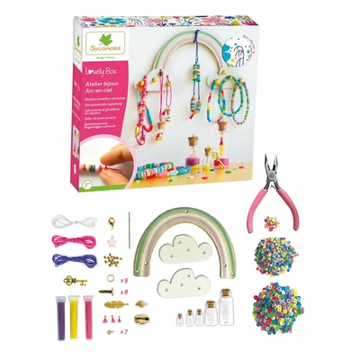 Kép 3/3 - Sycomore Large Lovely Box - Szivárvány ékszerkészítő készlet