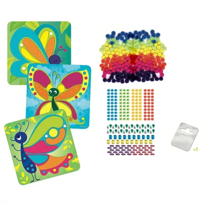 Kép 3/3 - Sycomore Stick n Fun Pompom pillangó készítő