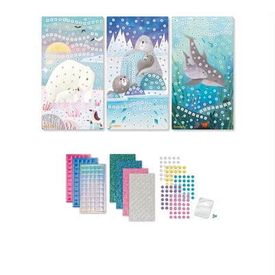 Kép 3/3 - Sycomore Stick'n Fun mozaikkép készítés - mama és bébi állatok