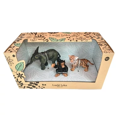 Kép 2/2 - Comansi Little Wild dzsungel figura 3 db-os szett