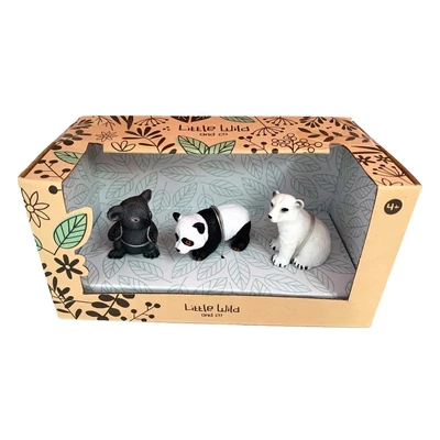 Kép 2/2 - Comansi Little Wild medve figura 3 db-os szett