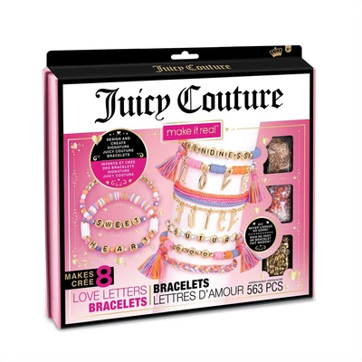 Kép 2/3 - Make It Real Juicy Couture karkötők - a szerelem betűi