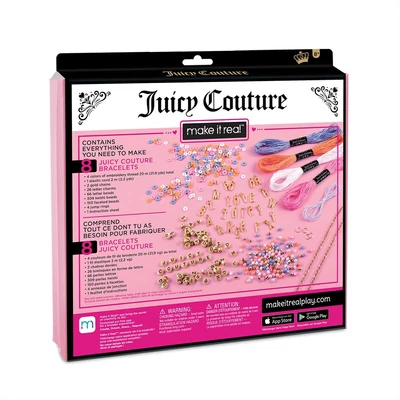 Kép 3/3 - Make It Real Juicy Couture karkötők - a szerelem betűi