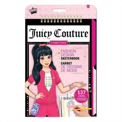 Kép 2/3 - Make It Real Juicy Couture divattervező füzet