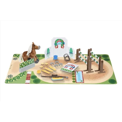 Kép 3/3 - Melissa & Doug Szerepjáték, Lovasiskola