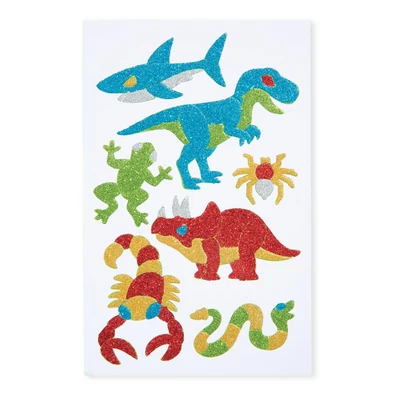 Kép 3/3 - Melissa & Doug Kreatív játék, Glitter pufi matrica készítő, kaland