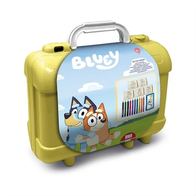 Kép 2/2 - Multiprint Bluey nyomdaszett bőröndben