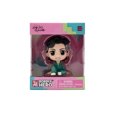 Kép 3/3 - YuMe Squid Game Bobble Hero mini figura ablakos dobozban - Seong GI-Hun, 456-os játkos