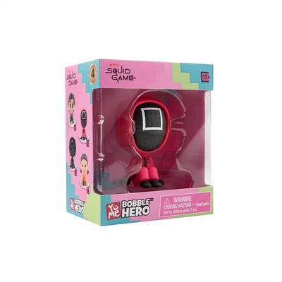 Kép 2/3 - YuMe Squid Game Bobble Hero mini figura ablakos dobozban - Őr