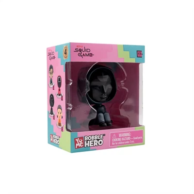 Kép 2/3 - YuMe Squid Game Bobble Hero mini figura ablakos dobozban - Frontember