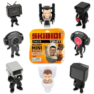 Kép 2/3 - Skibidi WC mini figura, 1. sorozat - többféle