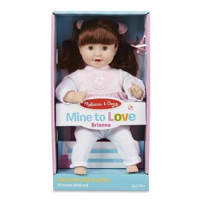 Kép 2/3 - Melissa & Doug Babák és babaházak, Brianna baba 30 cm