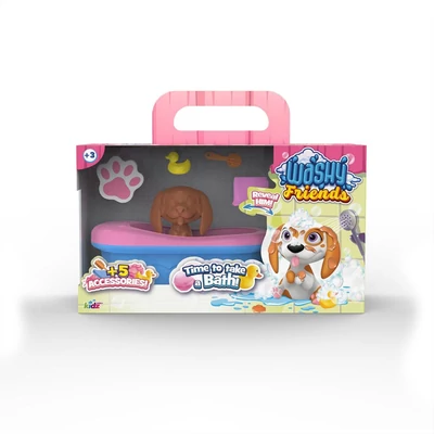 Kép 2/3 - Washy Friends Color Reveal Pancsoló kutyusok káddal és 5 kiegészítővel - Beagle