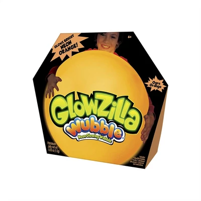 Kép 2/3 - Világító Glowzilla Wubble, 75 cm - neon narancs