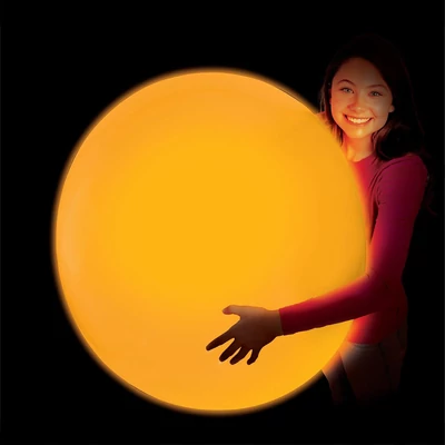 Kép 3/3 - Világító Glowzilla Wubble, 75 cm - neon narancs