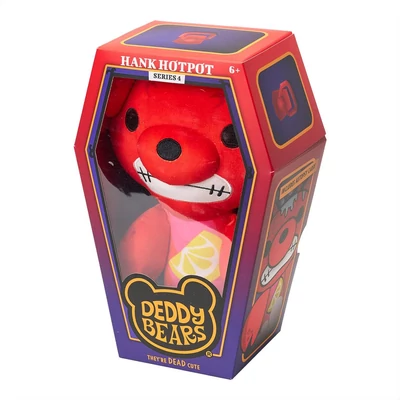 Kép 3/3 - Deddy Bear Hank plüss koporsóban, 4. sorozat, 30 cm-es - Hank Hotpot