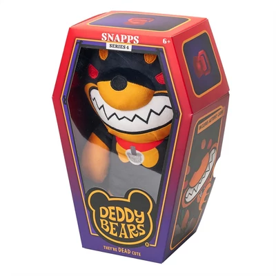 Kép 3/3 - Deddy Bear Hank plüss koporsóban, 4. sorozat, 30 cm-es - Snappers