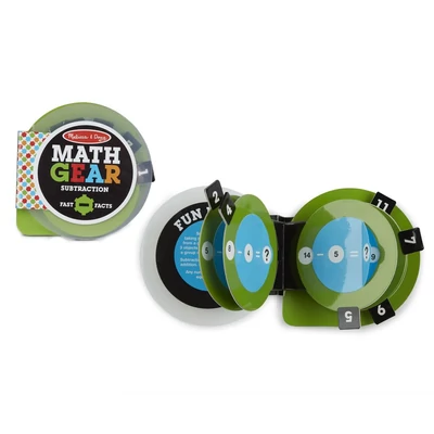 Kép 2/3 - Melissa & Doug, készségfejlesztő játék, számoló korongok, kivonás
