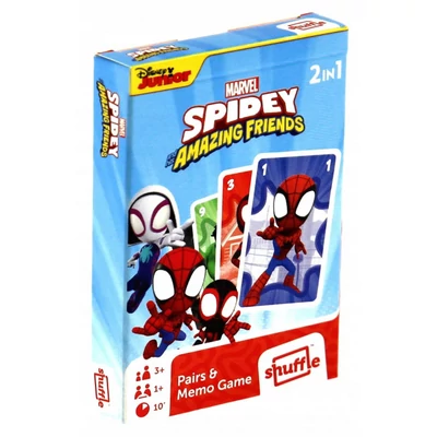 Memória Kártya, Spidey - Póki és barátai, MINI, Fekete Péter, 6x9 cm dob.