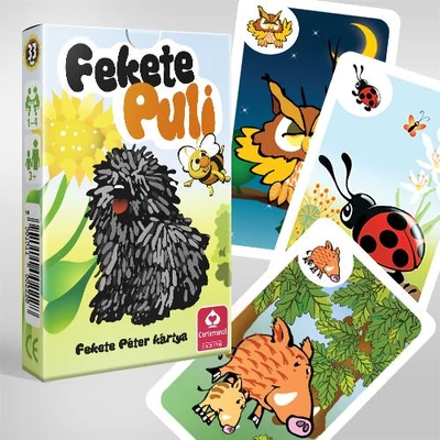 Kép 2/2 - Kártya, Fekete Puli, Fekete Péter