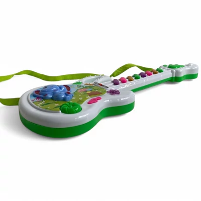 Kép 4/5 - Gitár, el., hang+fény, mesés, 2 szín, 37 cm, zacsk.