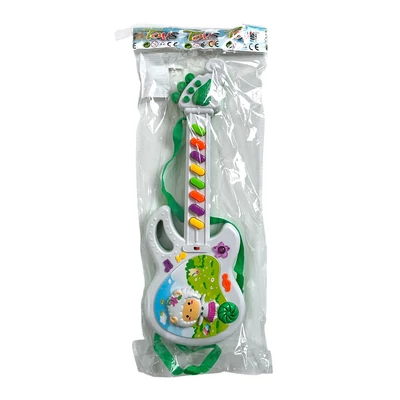 Kép 6/9 - Gitár, el., hang+fény, mesés, 3 szín, 17x43 cm zacsk.