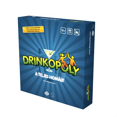 Kép 3/3 - Drinkopoly: A teljes homály társasjáték