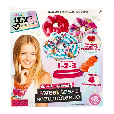 Kép 2/5 - iLY Csináld magad Scrunchie-náló - édes finomságok szett
