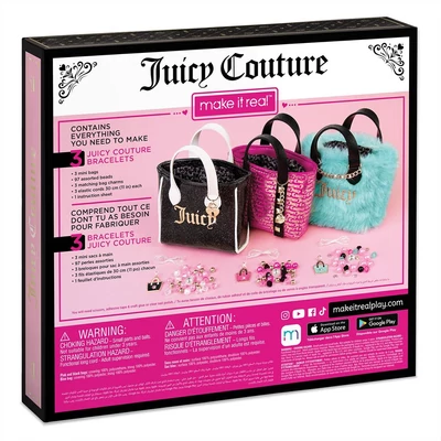 Kép 5/5 - Make It Real Juicy Couture mini kézitáskák karkötővel - többféle