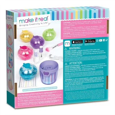 Kép 3/3 - Make It Real Parti körmök, csillogó dizájn szett