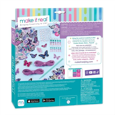 Kép 3/3 - Make It Real Sticker Chic cipődíszítés - pillangók