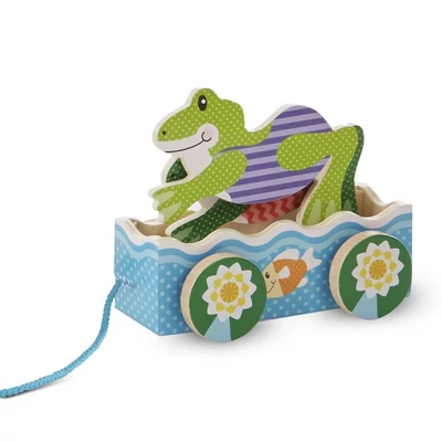 Kép 3/3 - Melissa & Doug Bébi és tipegő fajátékok, Békaverseny