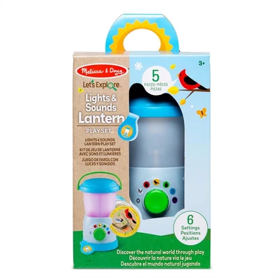 Kép 3/3 - Melissa & Doug bébijáték, Lámpás a természet hangjaival