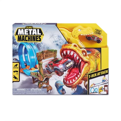 Kép 4/5 - Metal Machines T-Rex támadás játékszett