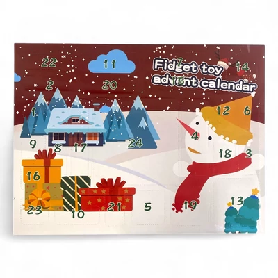 Kép 2/2 - Adventi kalendárium, XM, 37x25 cm dob.