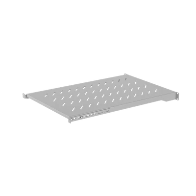 Lanberg 19" fix polc/tálca 1U/483x700mm 15kg maximum terhelhetőség szürke